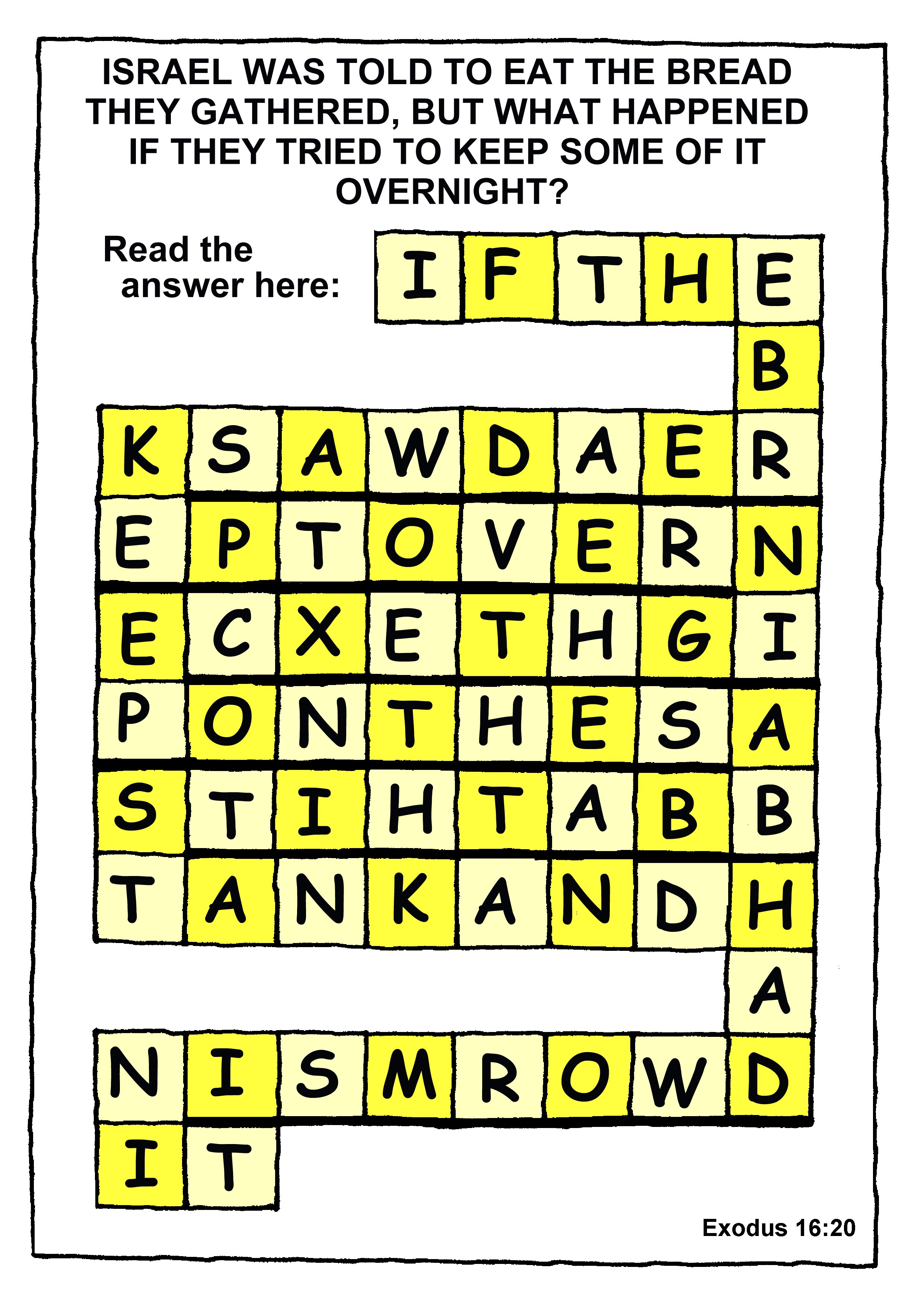 Bible/Bible Puzzles: Richard Gunther – free Christian resources